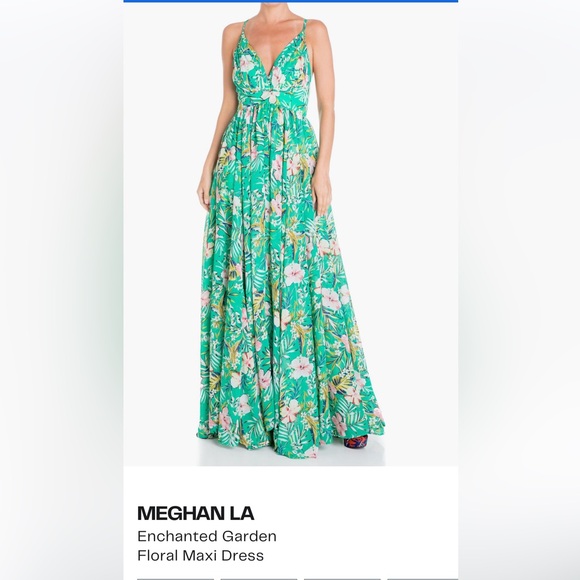 Meghan LA Dresses & Skirts - NWT Meghan LA Enchanted Garden Maxi Dress